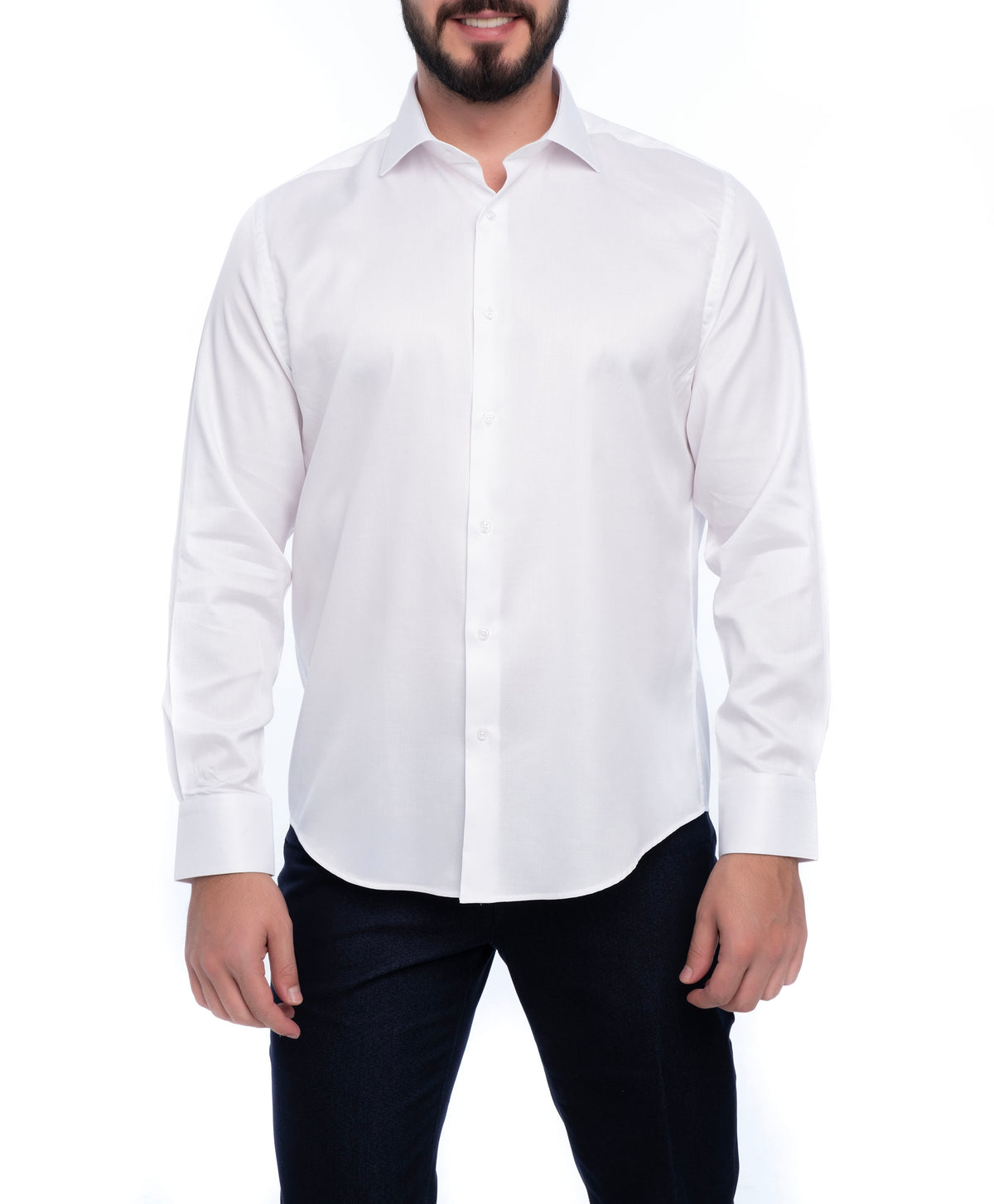 BERWICK SLIM FIT COTTON SHIRT