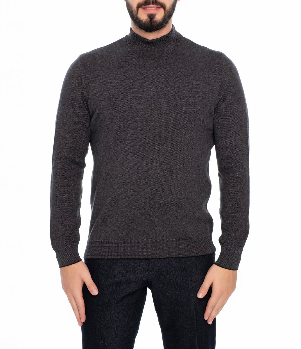 ATLANTIS MOCK TURTLENECK SWEATER – VELLAPAIS