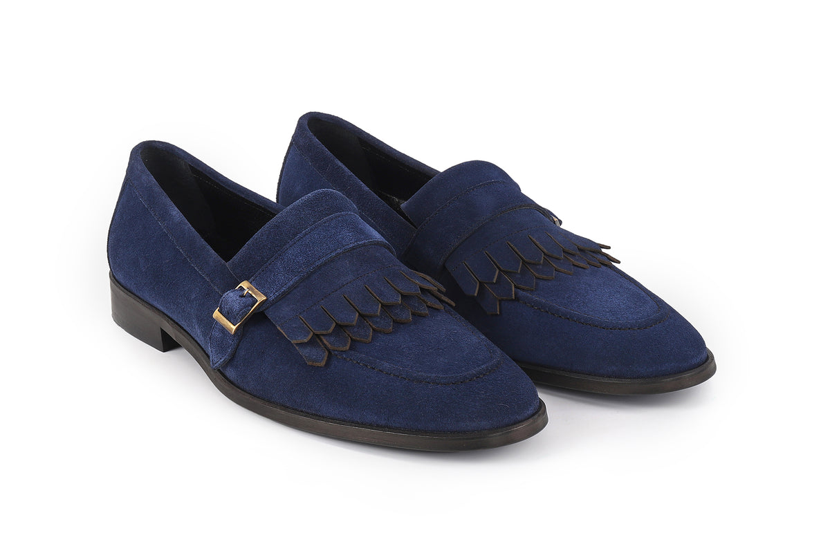 Magenta Monkstrap Dress Shoes