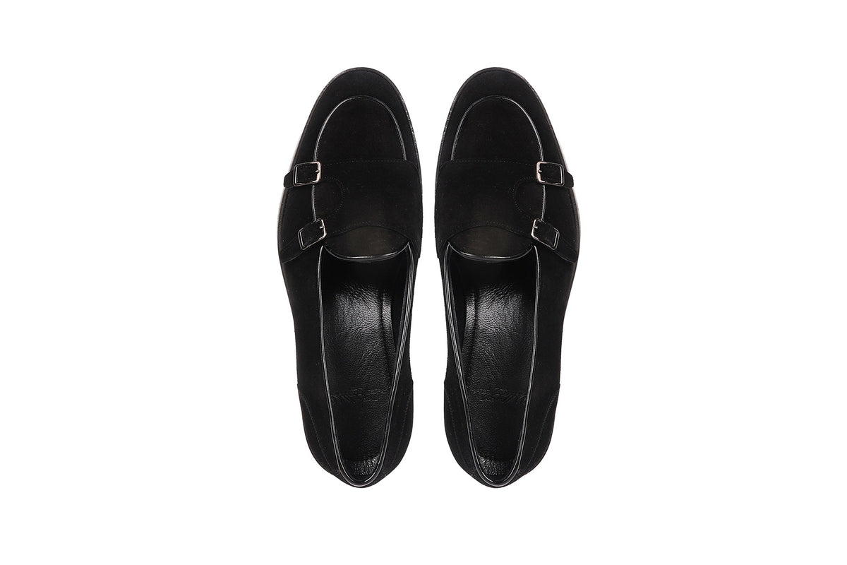 Bellville Short Cut Double Monk Loafers