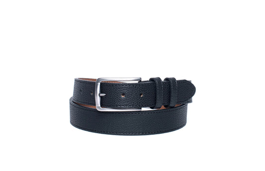 VP–303 LUCCA BLACK FLOATER MENS BELT