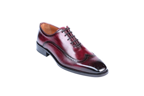 Devonshire Hand Painted Wingtip Dress Shoes