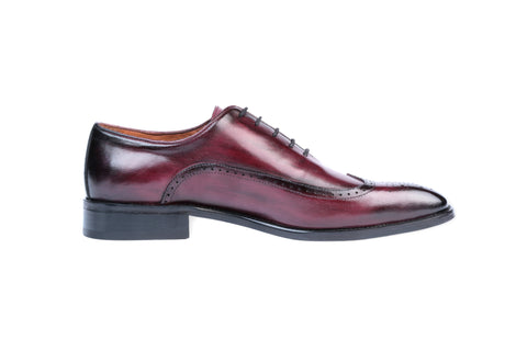 Devonshire Hand Painted Wingtip Dress Shoes