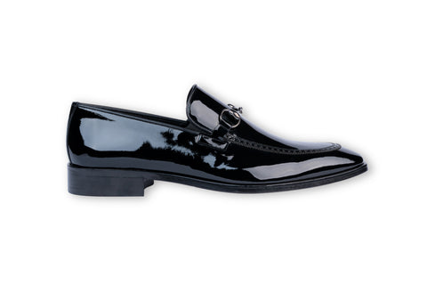 Pantheon Patent Leather Buckled Slip On