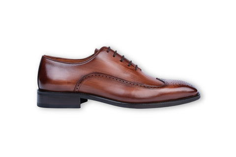 Devonshire Hand Painted Wingtip Dress Shoes