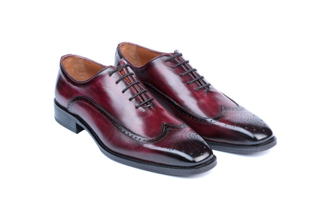 Devonshire Hand Painted Wingtip Dress Shoes