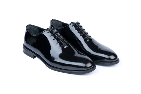 Stilos Whole Cut Oxford Patent Leather Dress Shoes