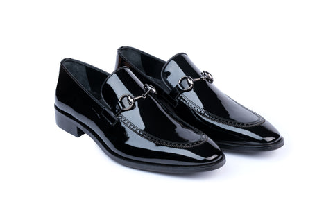 Pantheon Patent Leather Buckled Slip On