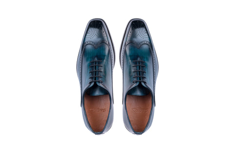 Devonshire Hand Painted Wingtip Dress Shoes