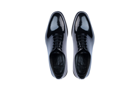 Stilos Whole Cut Oxford Patent Leather Dress Shoes