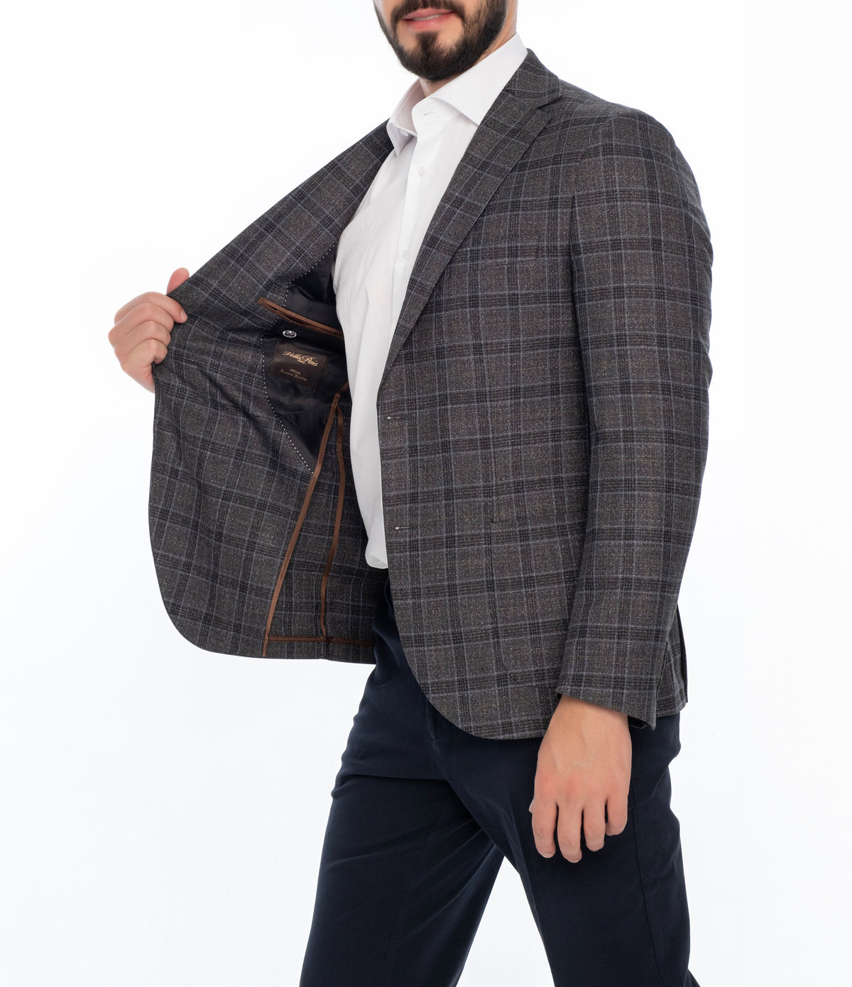 LORENZO REGULAR FIT PLAID SPORT COAT