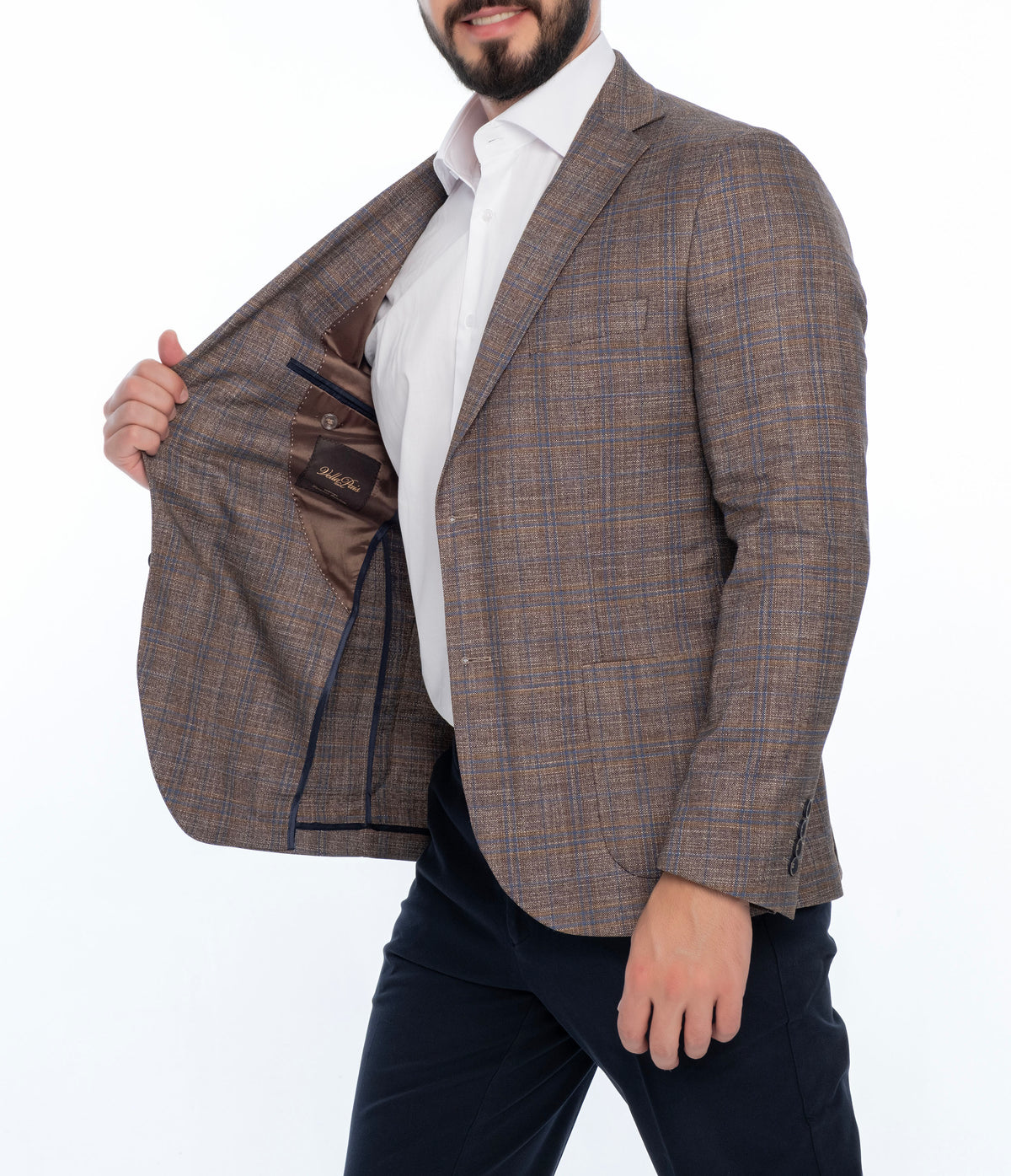 MAISON REGULAR FIT PLAID SPORT COAT