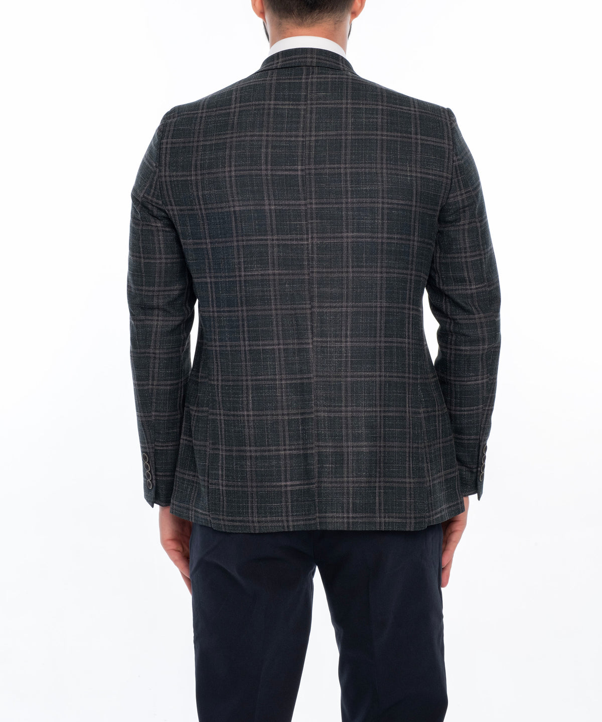 MONROE REGULAR FIT PLAID SPORT COAT