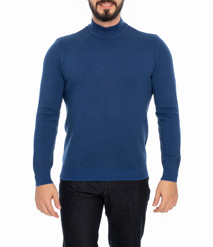★送料・関税込★WV PROJECT★FLUFFYS TURTLE NECK★ Fairytale Tree Turtleneck Fleecy Sweater -Cornflower Blue