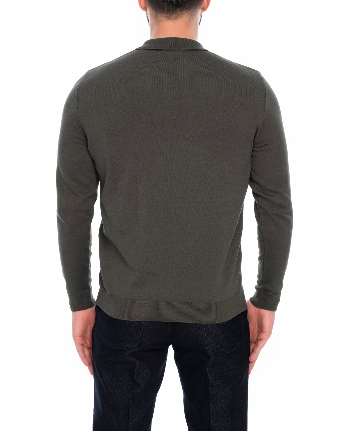 AUBURN POLO SWEATER