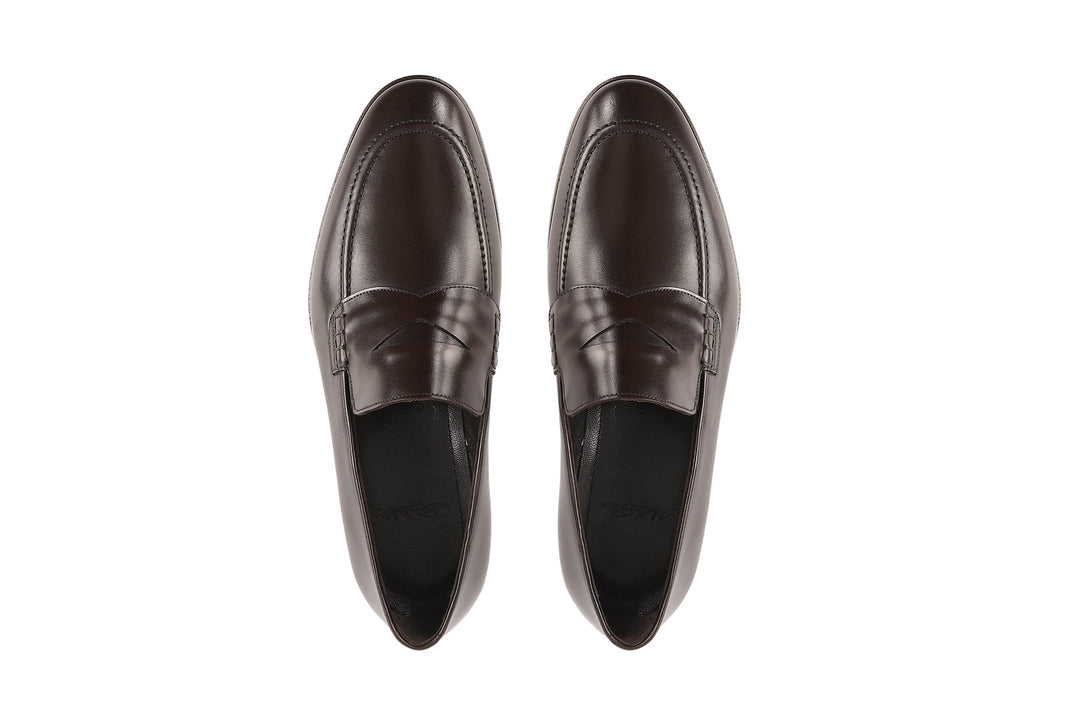 VellaPais Mens Comfort Brown Leather Loafers US 11.5 EU 44.5 Fulton Penny Loafer Vella Pais Fulton Penny Loafers | ShopSimon main image 4