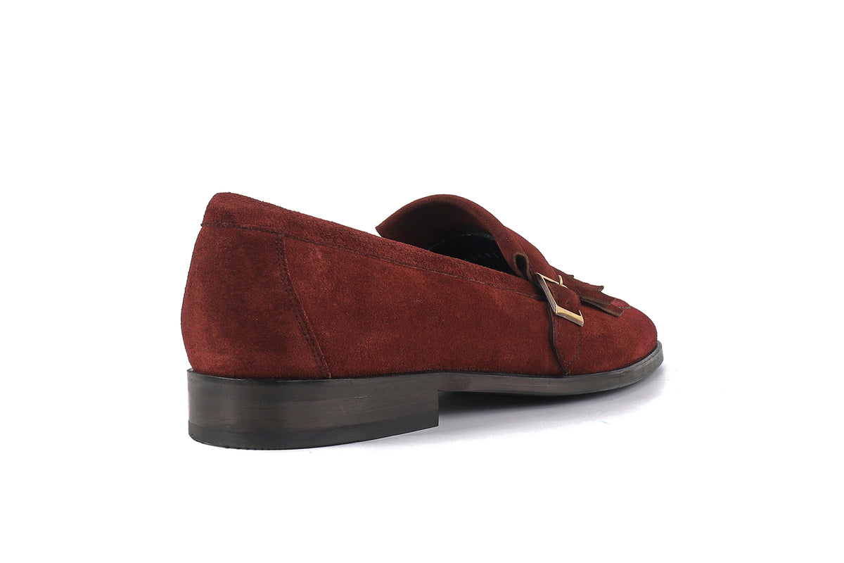 Magenta Monkstrap Dress Shoes