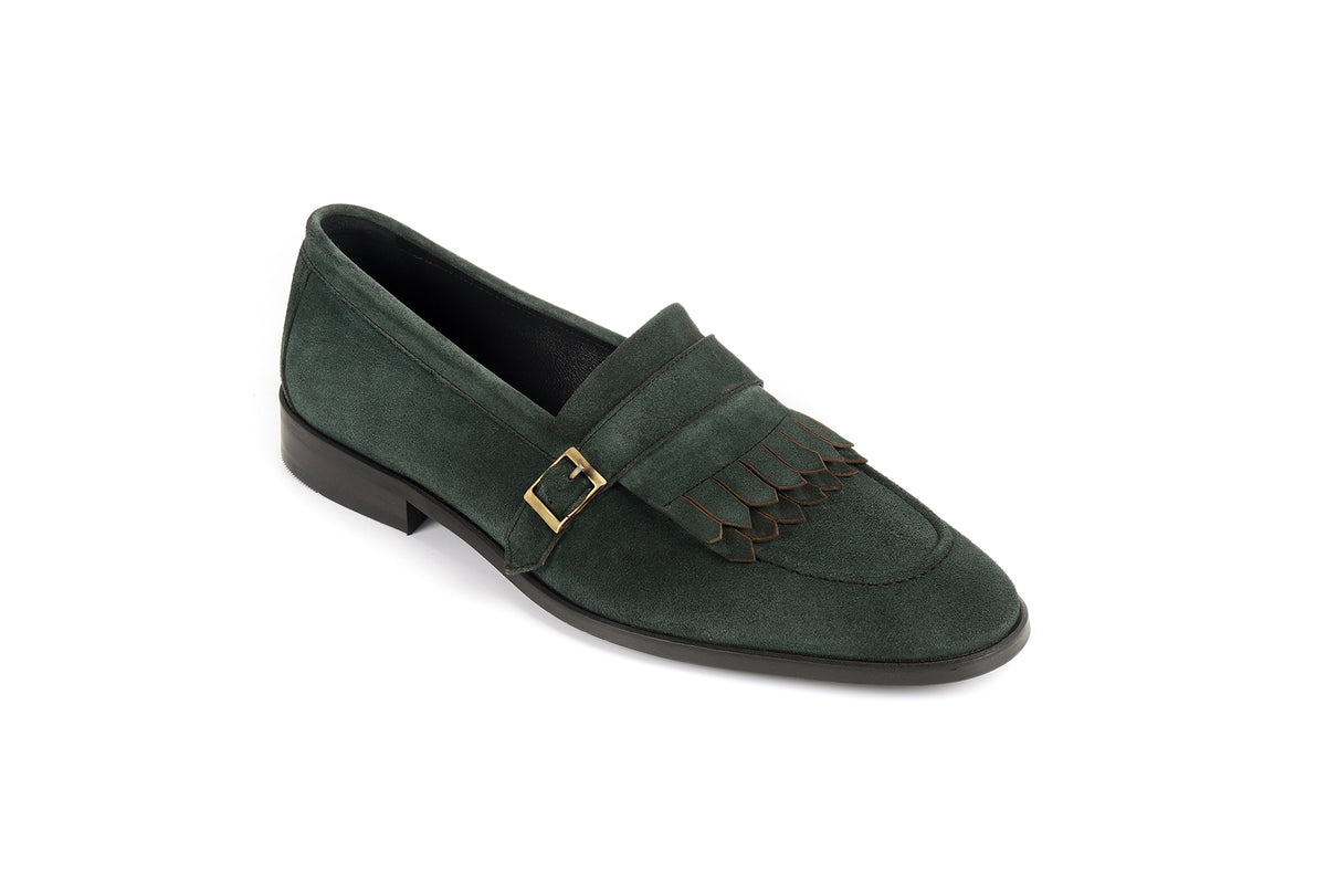 Magenta Monkstrap Dress Shoes
