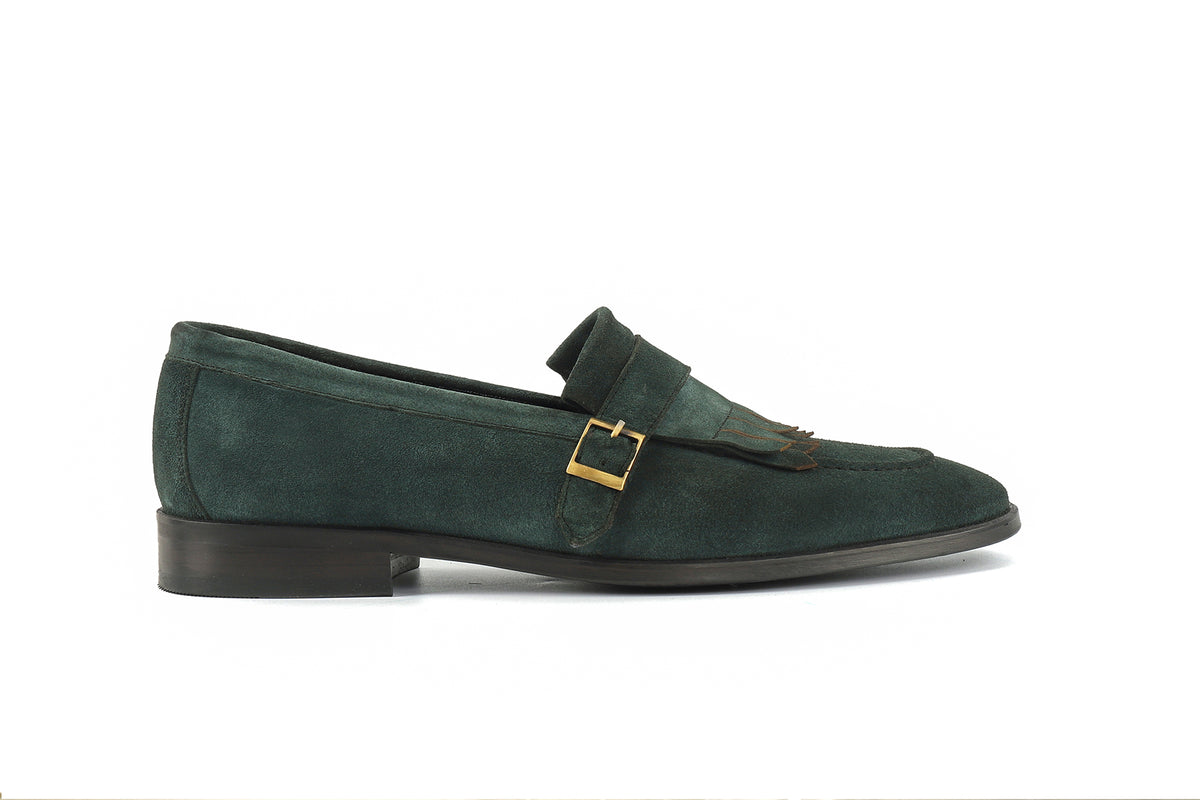 Magenta Monkstrap Dress Shoes