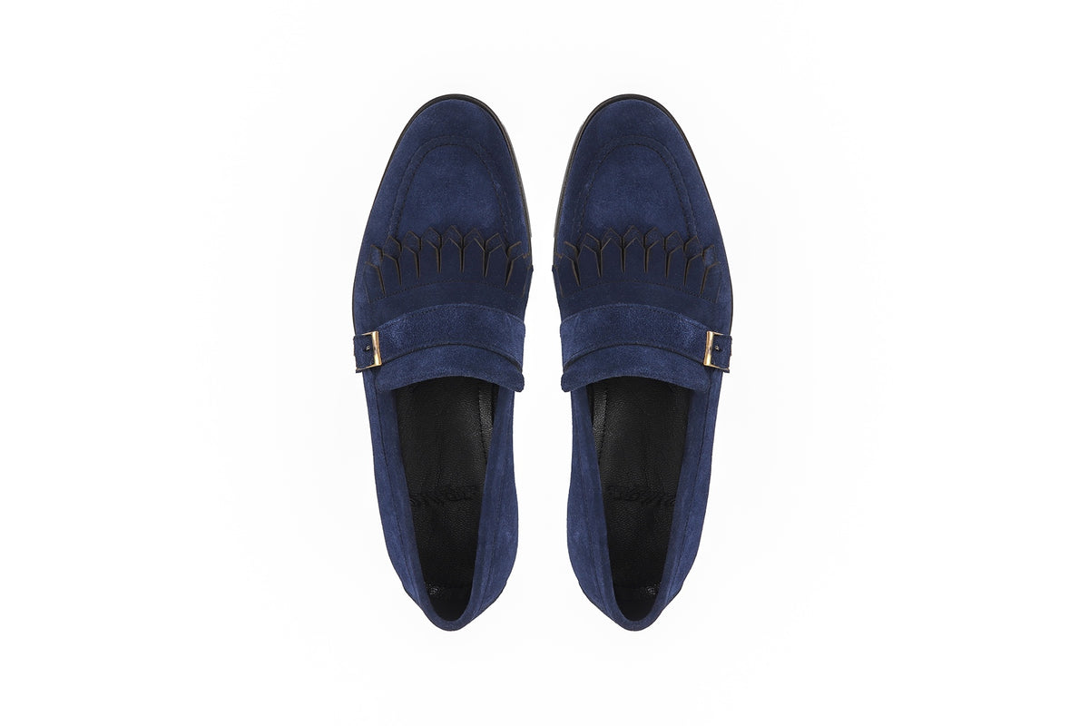 Magenta Monkstrap Dress Shoes