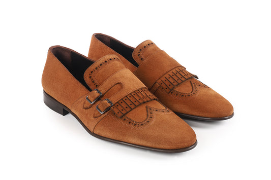 Nexus Double Monk Wingtip Shoes