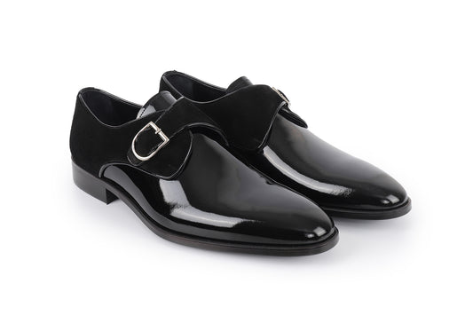 Alpine Patent Leather Single Monk Dress Shoes