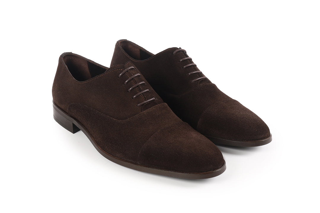 dark brown mens dress shoes Wingtip Brogue Oxford- | Italian Leather these shoes feature a cap VELLAPAIS Men's Cap Toe Oxford