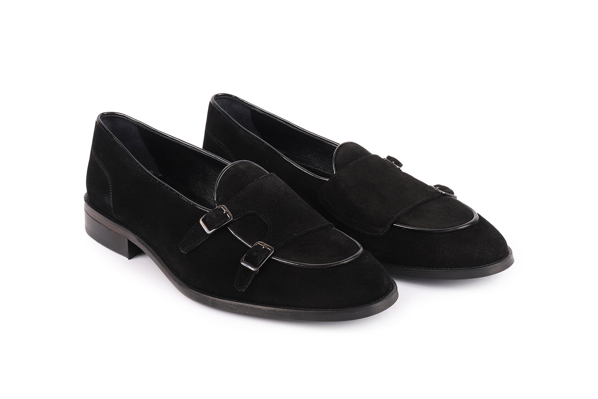 Bellville Short Cut Double Monk Loafers