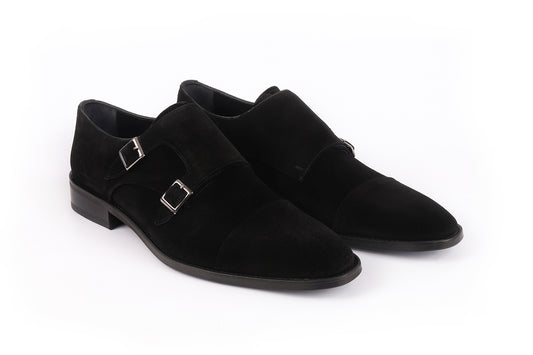 Mico Cap Toe Suede Double Monk