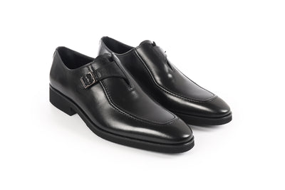 black monk strap dress shoes Wilton Monkstrap Dress Shoes – VELLAPAIS