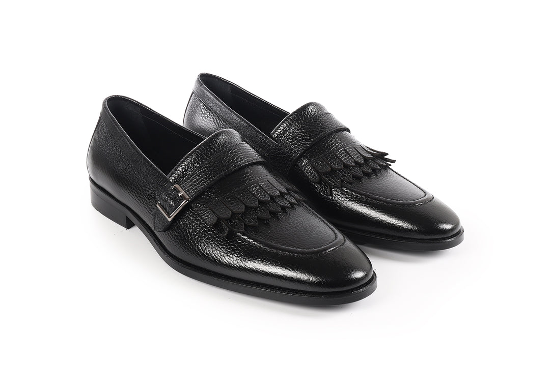 Tortoise Monkstrap Dress Shoes – VELLAPAIS display picture 3