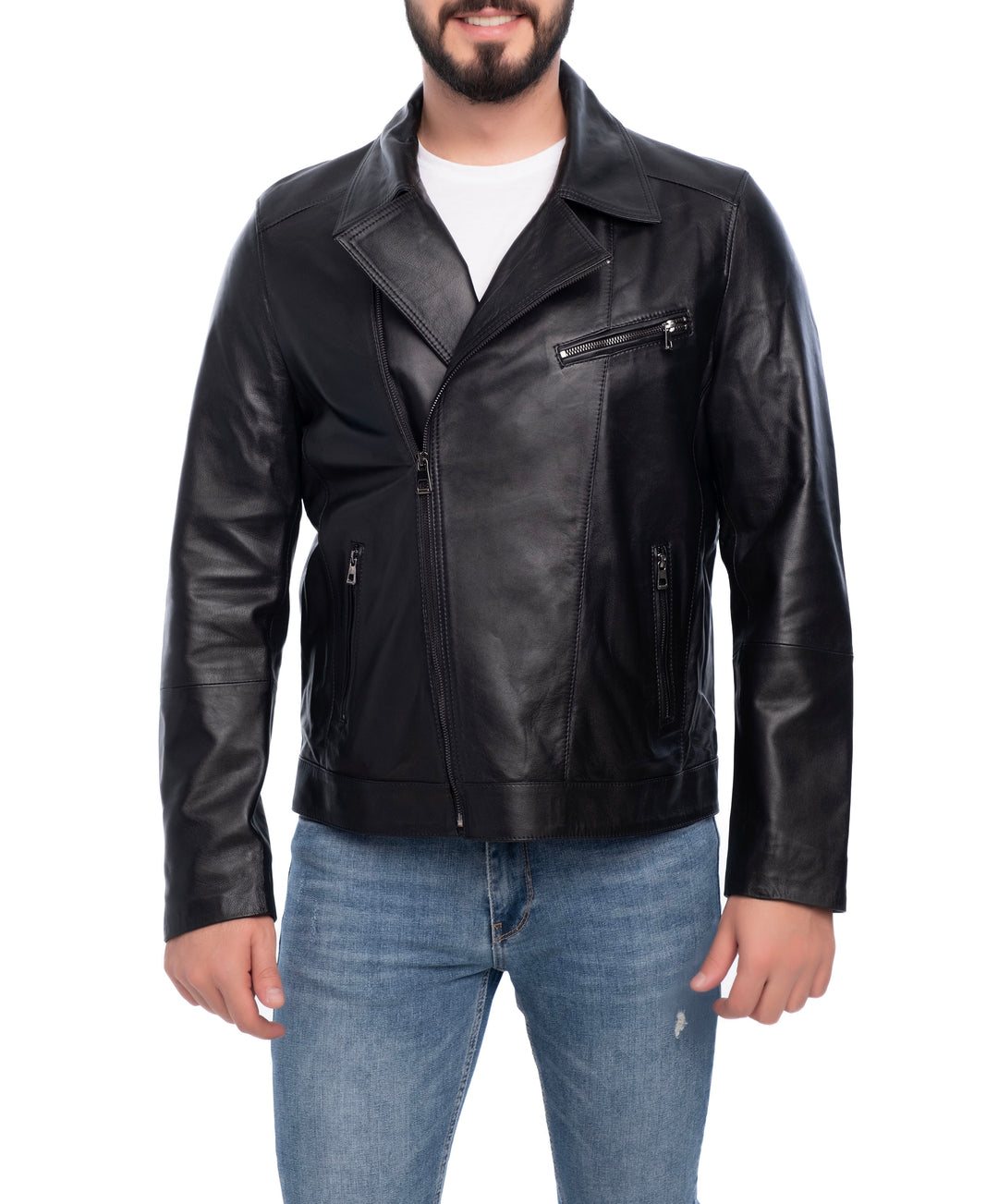 ジャケット・アウター MASU HIGH TWISTED LEATHER JACKET 48 WINSTON LEATHER JACKET – VELLAPAIS