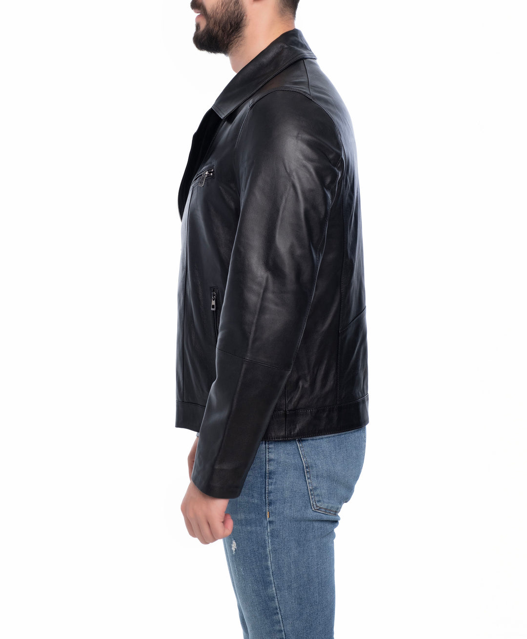 BALLANTYNEレザージャケット バランタイン レザージャケット48 Men's Rancher - Black - STS Ranchwear