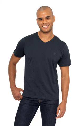 MONTPELLIER VELLAPAIS LOGO V-NECK T-SHIRT